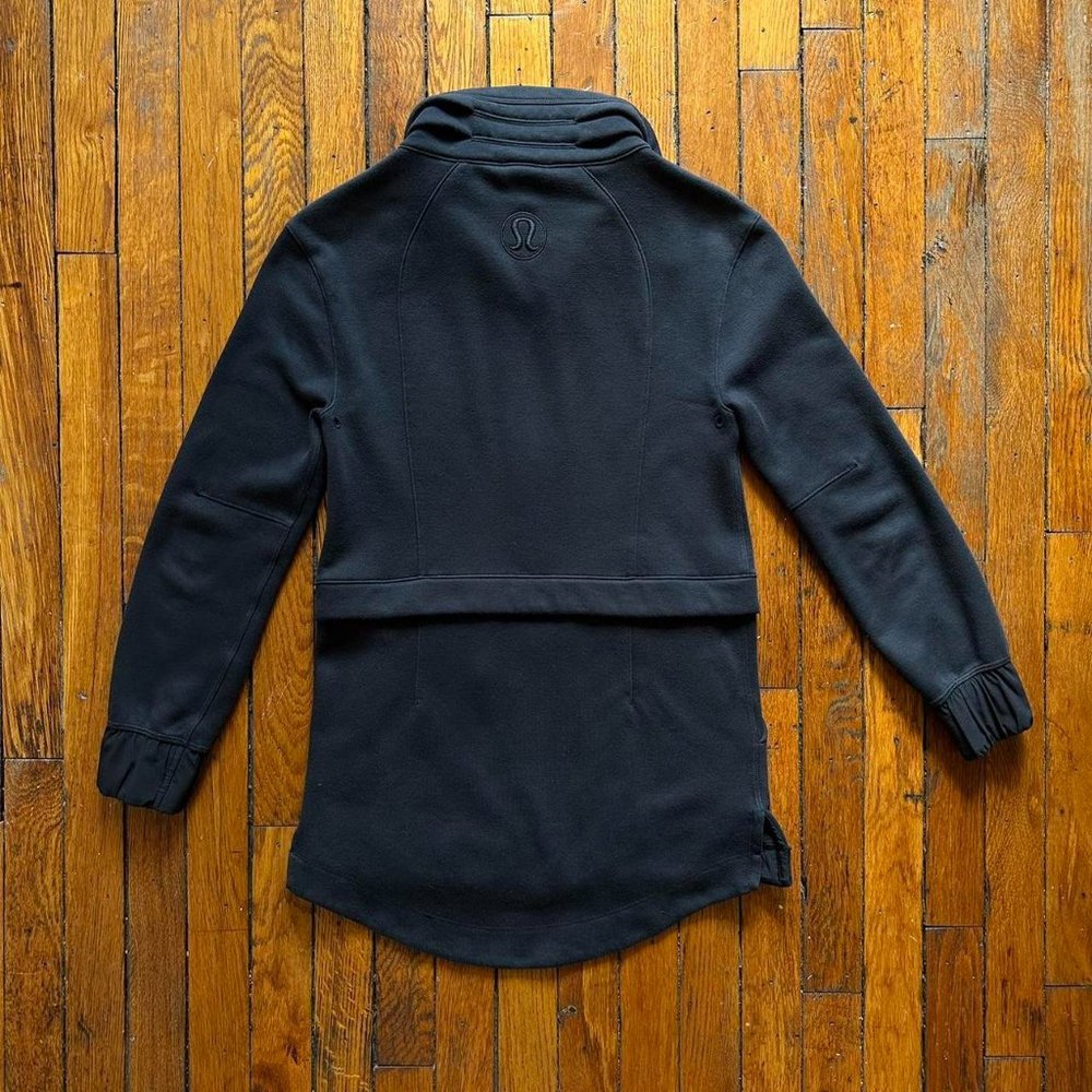 Lululemon Light as Warmth W4AOXS Women's Black PrimaLoft Insulated Zip Up Jacket - Picture 4 of 7